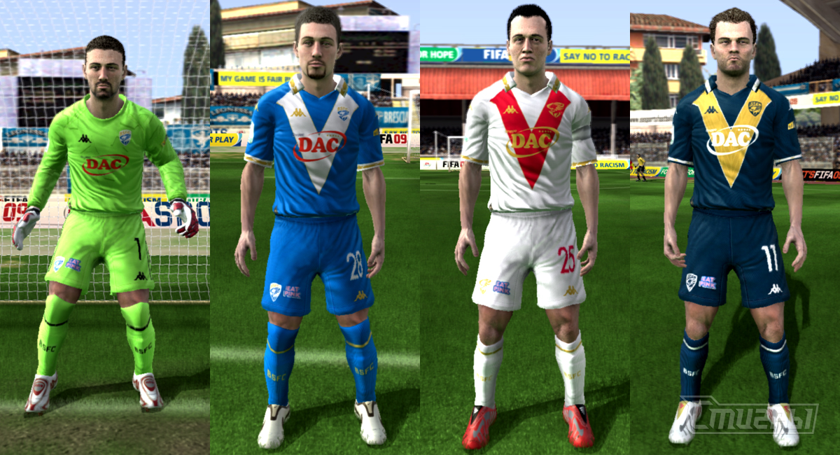 Формы Брешии 2024/25 для FIFA 09/FIFA 10