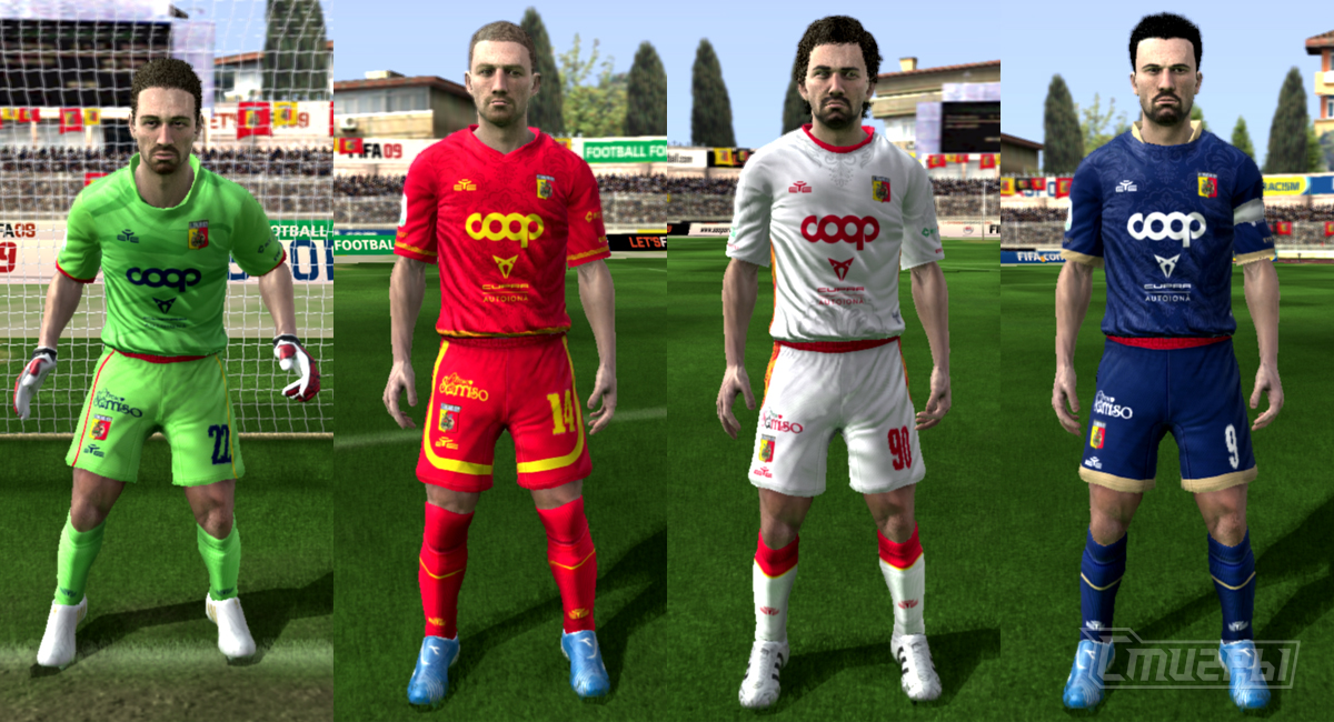 Формы Катандзаро 2024/25 для FIFA 09/FIFA 10