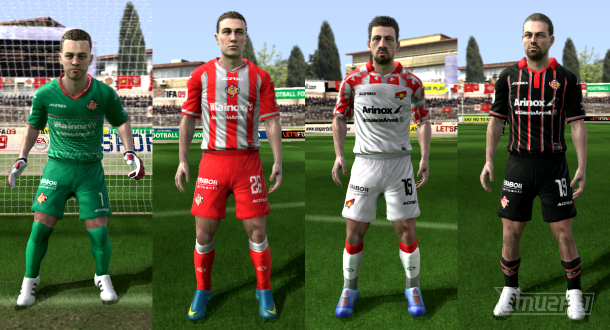 Формы Кремонезе 2024/25 для FIFA 09/FIFA 10