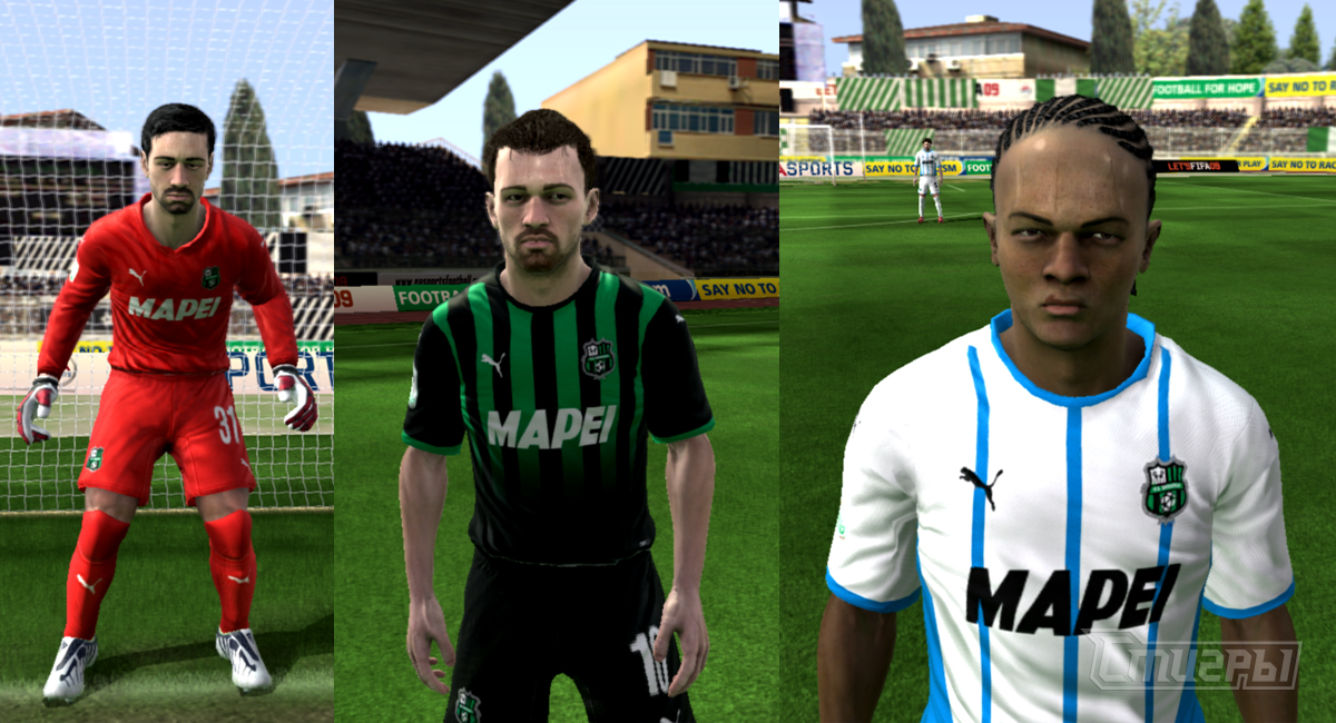 Формы Сассуоло 2024/25 для FIFA 09/FIFA 10